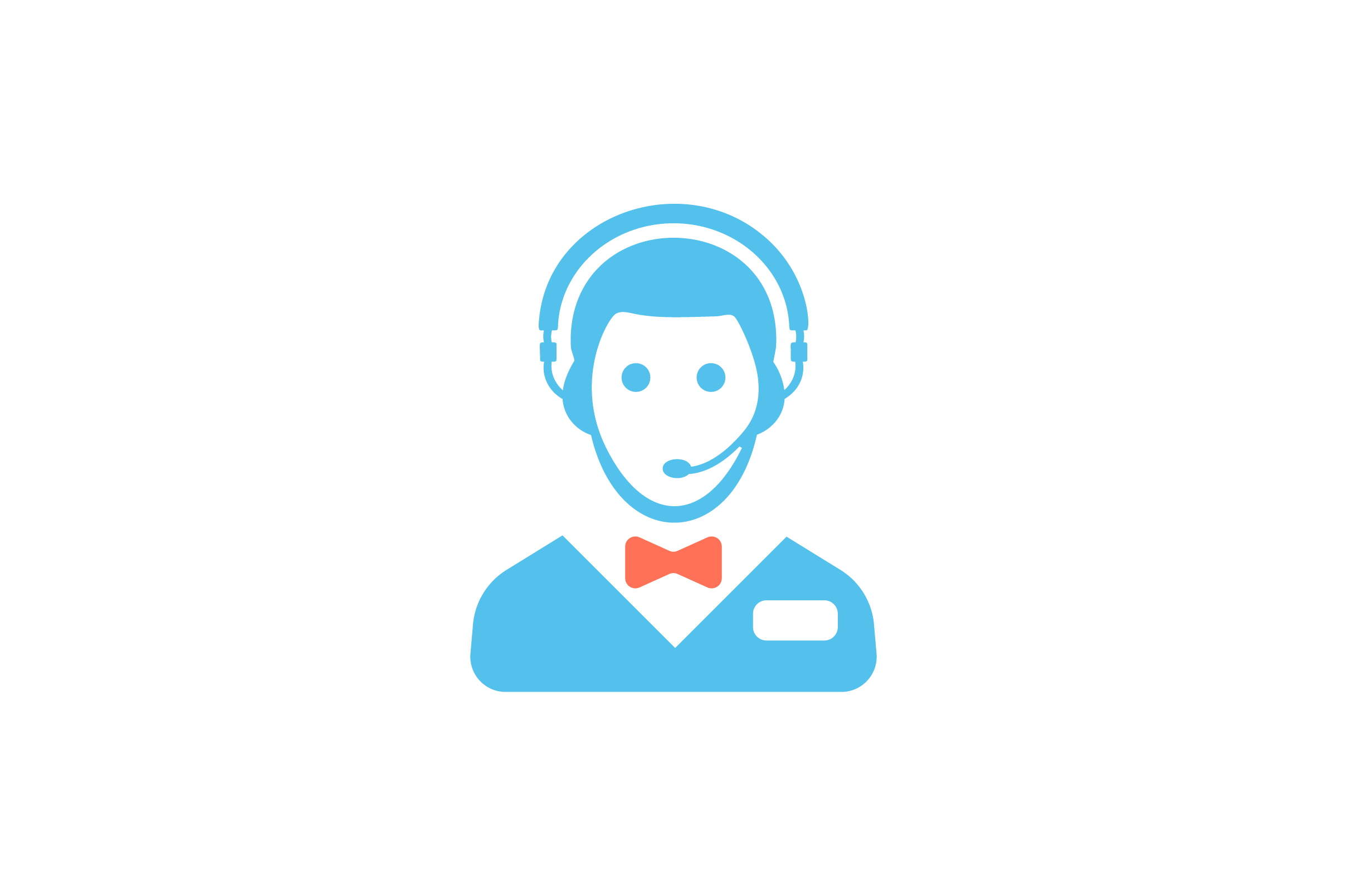 Helpline Flat Icon Vector Graphic by riduwanmolla · Creative Fabrica