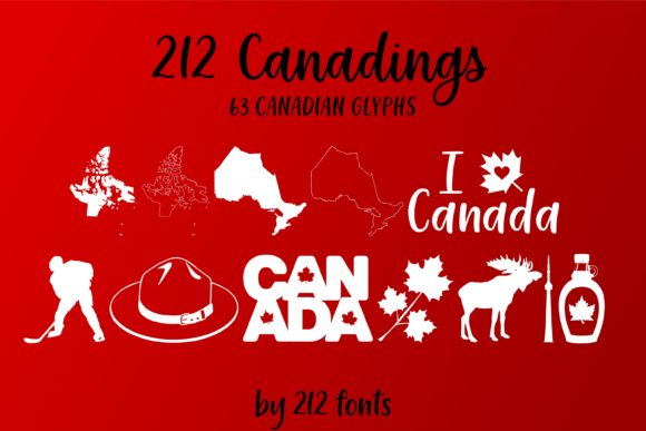 212 Canadings Font - Preview 1