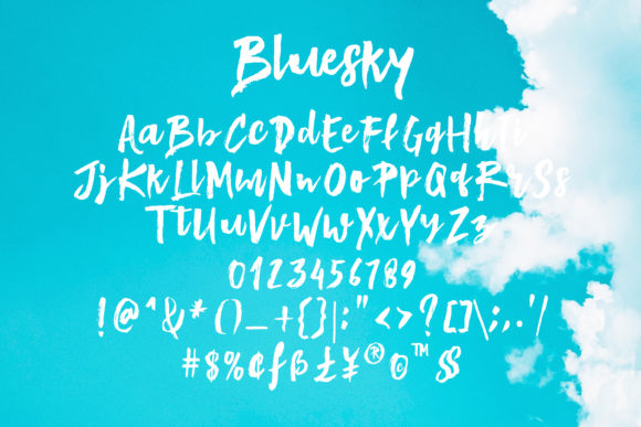 Bluesky Font - Preview 5