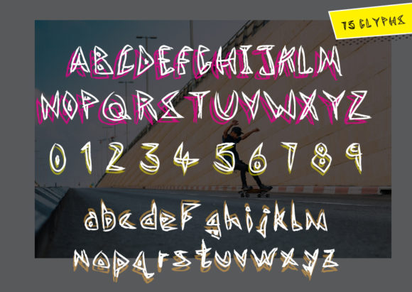 Don't Skate Font - Preview 1
