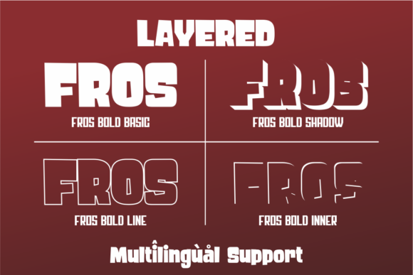 Fros Bold Font - Preview 1