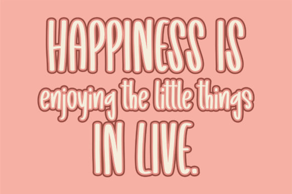 Happiness is Font PNG with transparent background - Preview 1