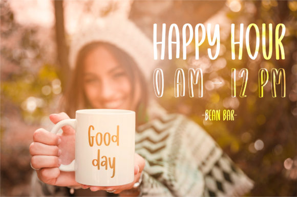 Happiness is Font - Preview 5