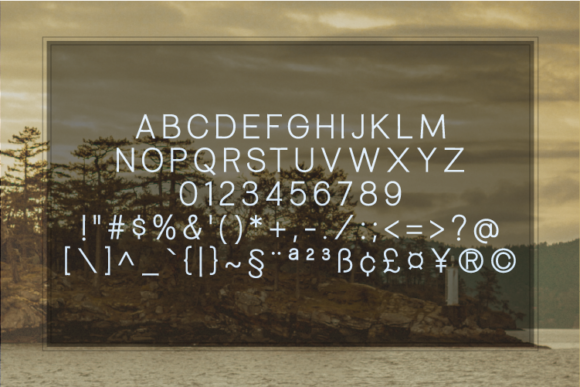 Jungland Medium Font PNG with transparent background - Preview 1