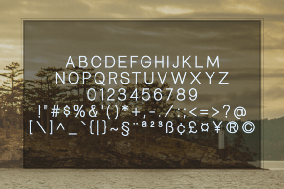 Jungland Semi-Bold Font PNG with transparent background - Preview 1