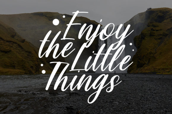 Loosy Brush Font PNG with transparent background - Preview 2