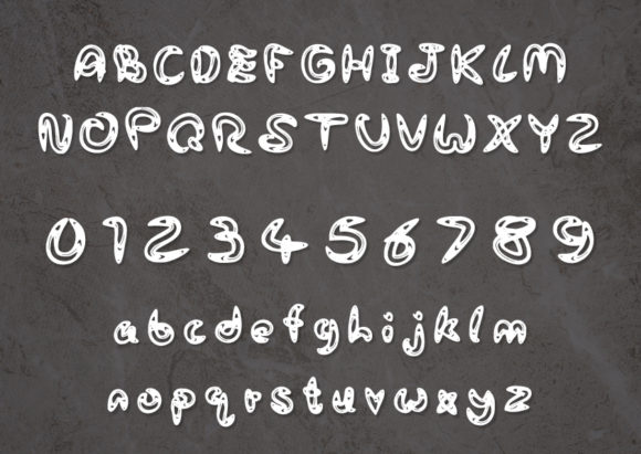 Marble Font PNG with transparent background - Preview 1