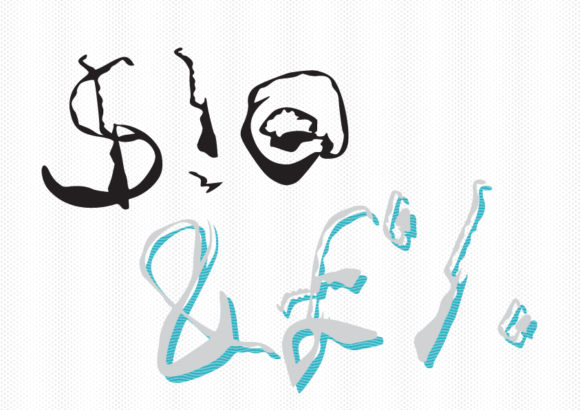 Nervous Wrek Font PNG with transparent background - Preview 2