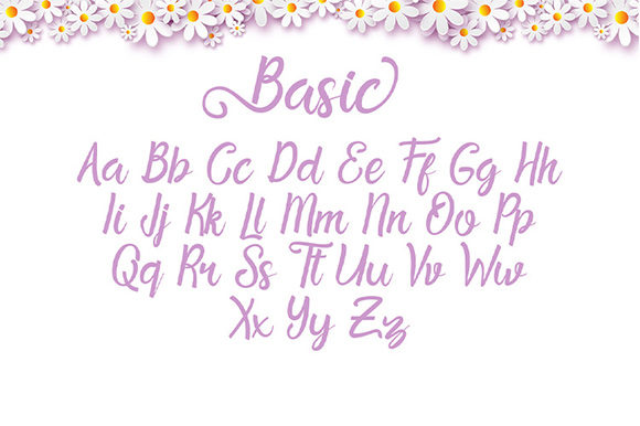 Pretty Honey Font PNG with transparent background - Preview 3