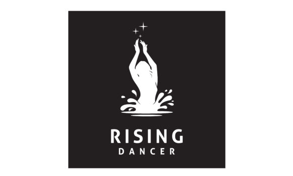 Erotic Sexy Silhouette Woman Dancer Logo
