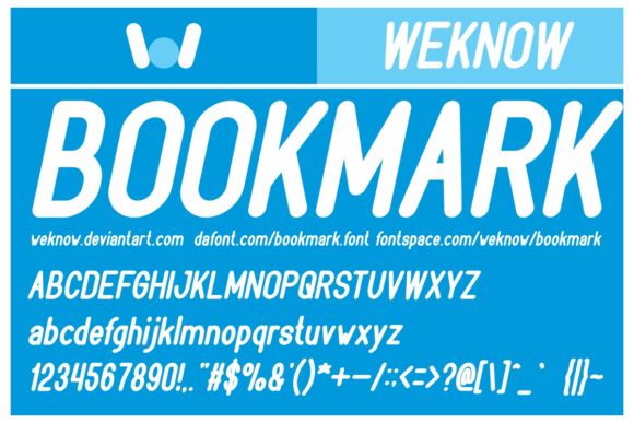 Bookmark Font - Preview 4