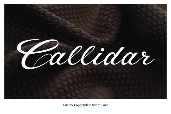Callidar Font - Preview 1