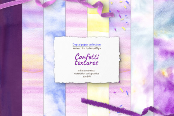 Cute Confetti - Seamless Backgrounds