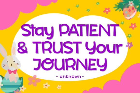 Enjoys Easter Font PNG with transparent background - Preview 3