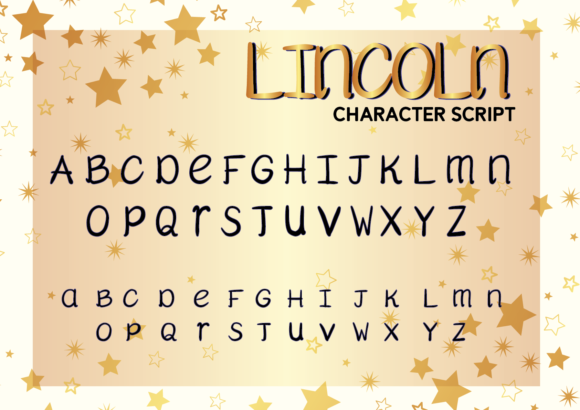 Lincoln Font PNG with transparent background - Preview 2