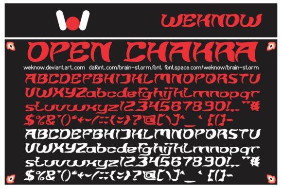 Brain Storm Font - Preview 1
