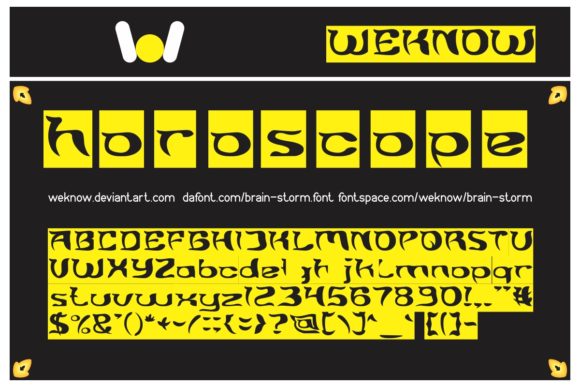 Brain Storm Font - Preview 2