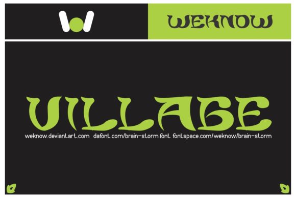 Brain Storm Font - Preview 3