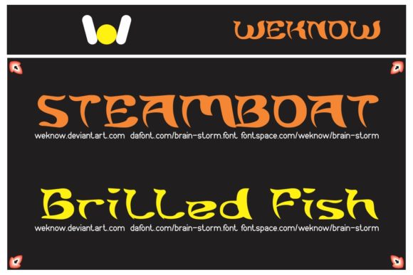 Brain Storm Font - Preview 4
