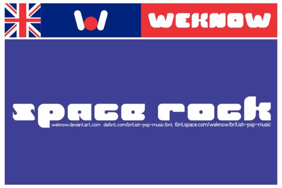 British Pop Music Font - Preview 2