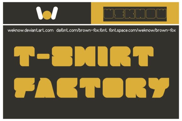 Brown Fox Font - Preview 3