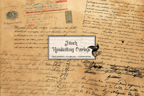 French Handwriting Overlays