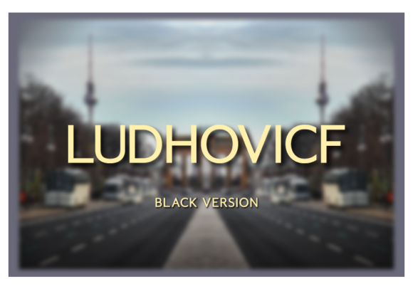 Ludhovicf Black Sans Serif Font By A Christie