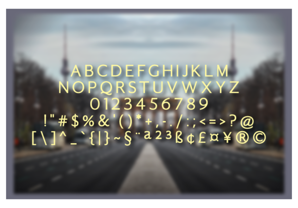 Ludhovicf Bold Font PNG with transparent background - Preview 1