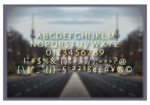 Ludhovicf Medium Font PNG with transparent background - Preview 1