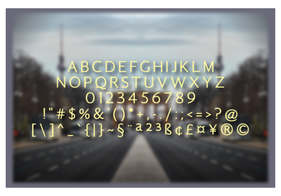 Ludhovicf Semi-Bold Font PNG with transparent background - Preview 1