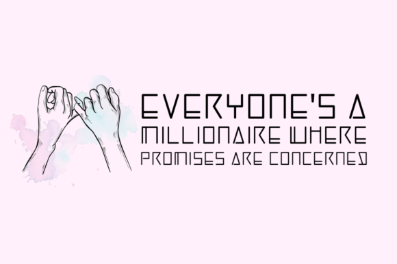 Promise Font PNG with transparent background - Preview 1