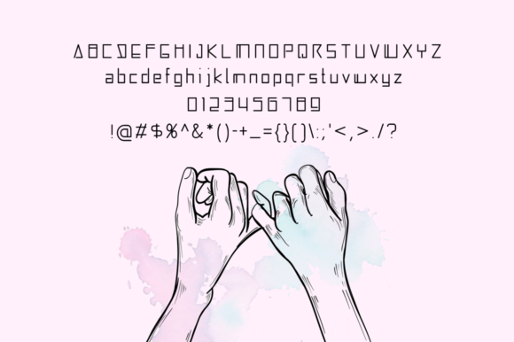 Promise Font PNG with transparent background - Preview 3