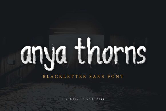 Anya Thorns Font - Preview 1
