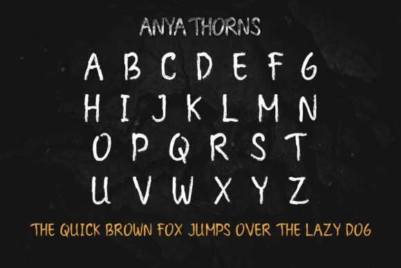 Anya Thorns Font - Preview 4
