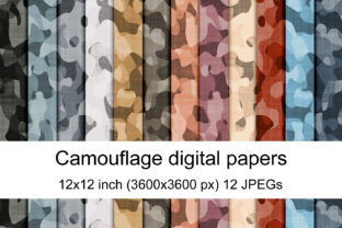 Camouflage Digital Papers