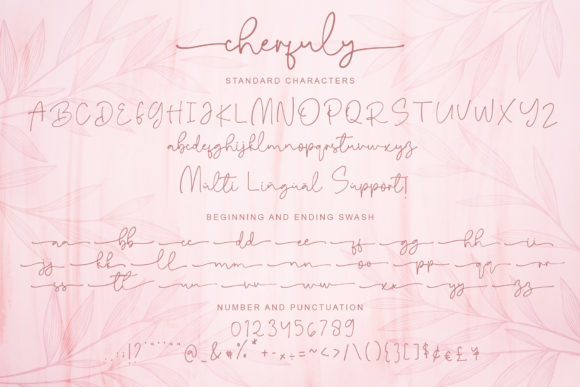 Cherfuly Font - Preview 2