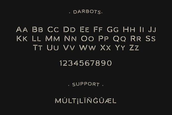 Darbots Font - Preview 2