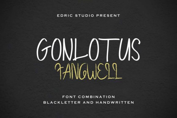 Gonlotus Fangwell Font - Preview 1