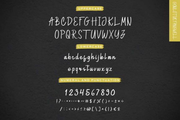 Gonlotus Fangwell Font - Preview 4