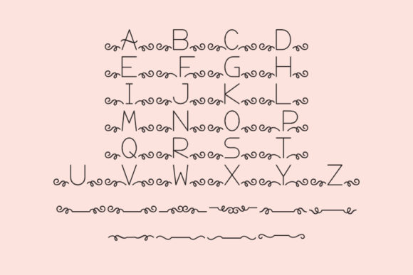 Meniko Font PNG with transparent background - Preview 1