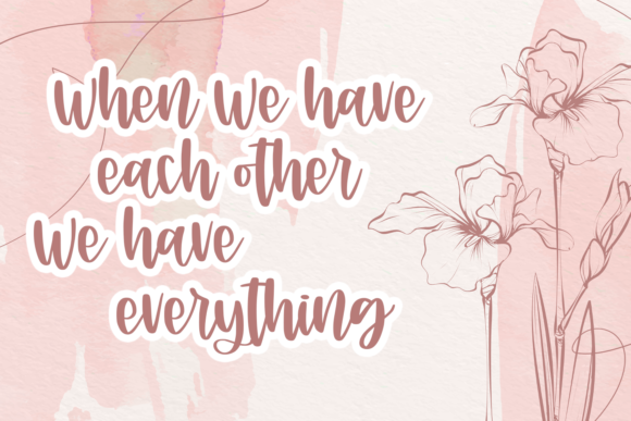 Rhapsody Lovers Font PNG with transparent background - Preview 1