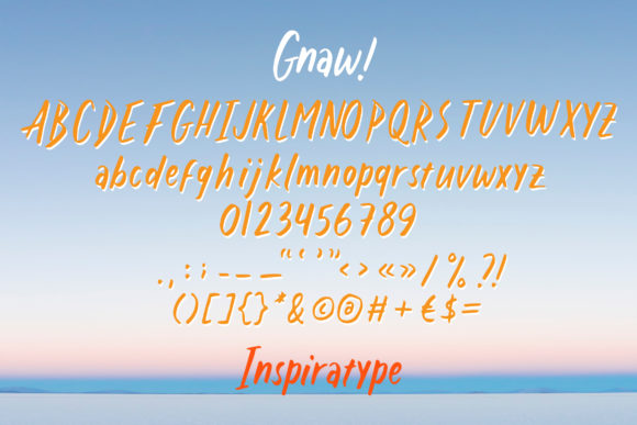 Gnaw Font - Preview 4