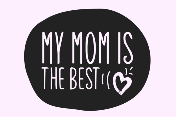 Mother Special Font PNG with transparent background - Preview 1
