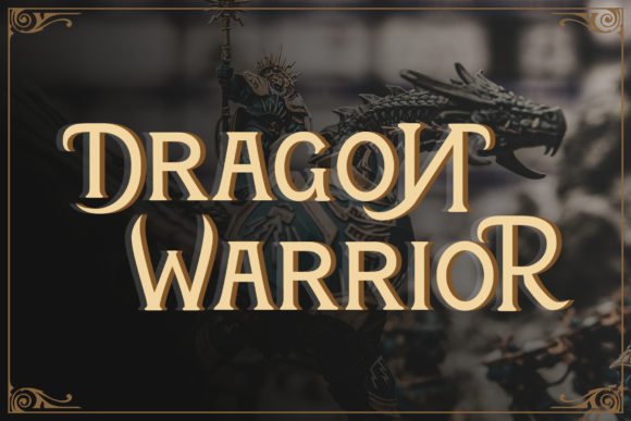 North Dragon Font PNG with transparent background - Preview 2