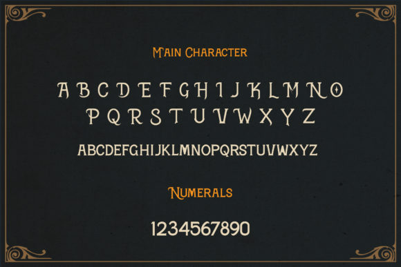 North Dragon Font PNG with transparent background - Preview 5