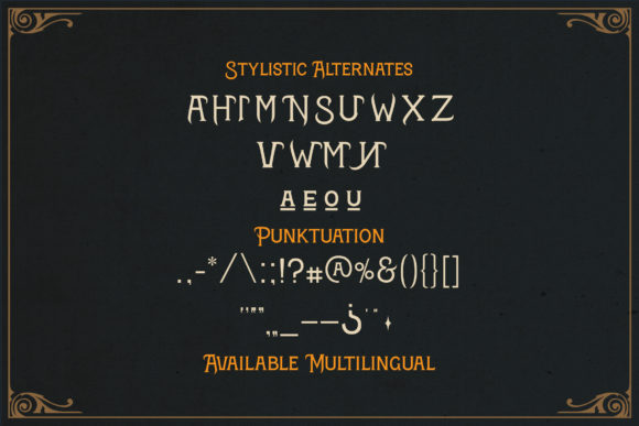 North Dragon Font PNG with transparent background - Preview 6