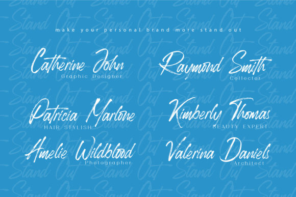 Roughmarker Font font preview - 2