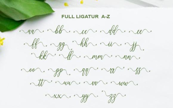 Royallisa Font PNG with transparent background - Preview 2