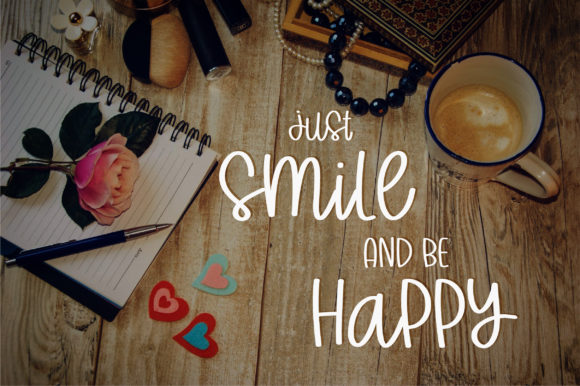 Smile World Font PNG with transparent background - Preview 4