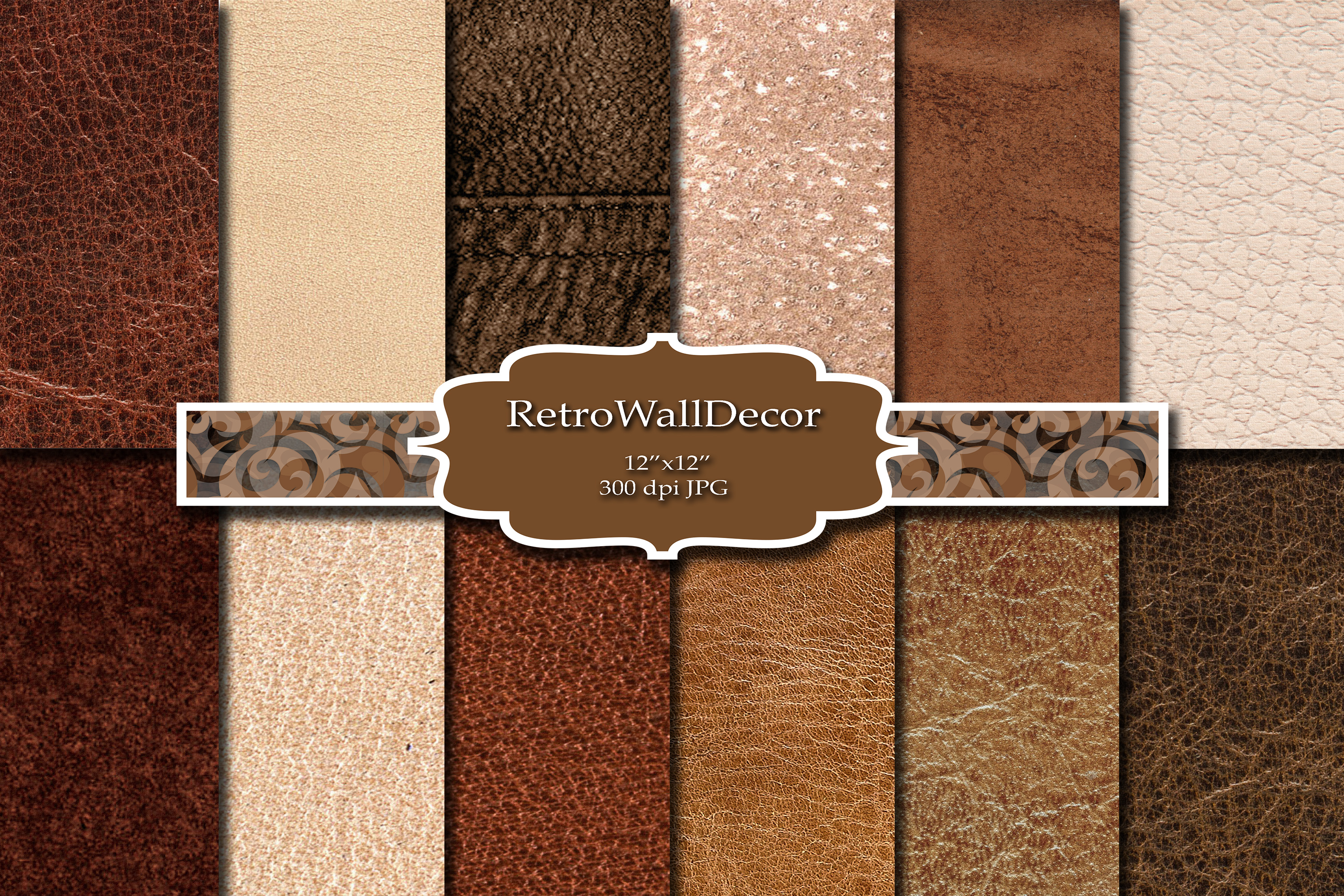 Digital Leather Background